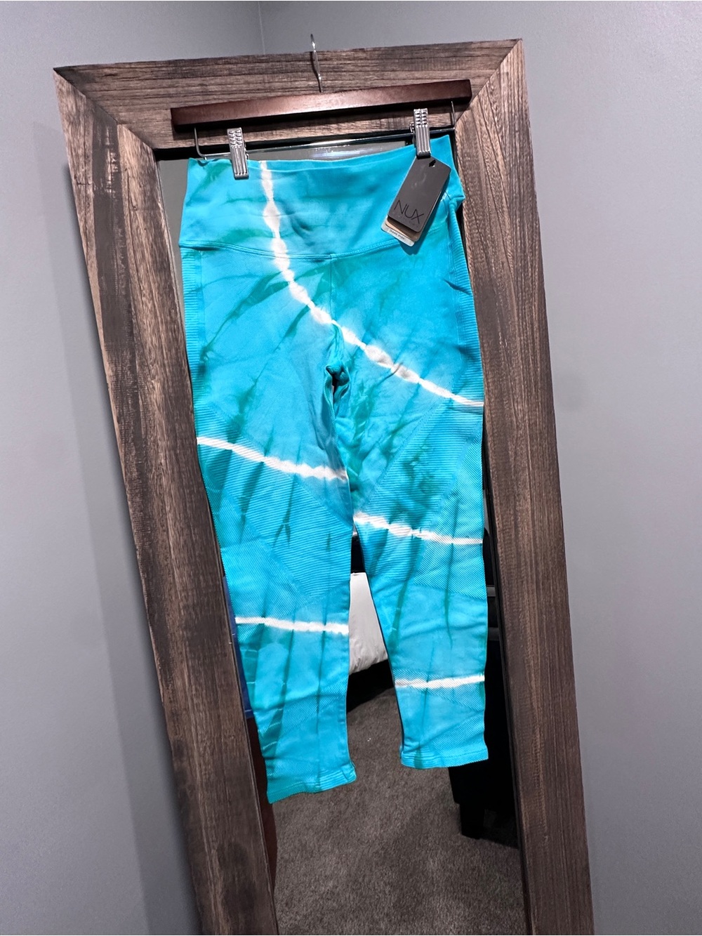 Nux Turquoise Tie-Dye Leggings
